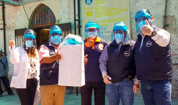 Donación a hospitales de Arequipa