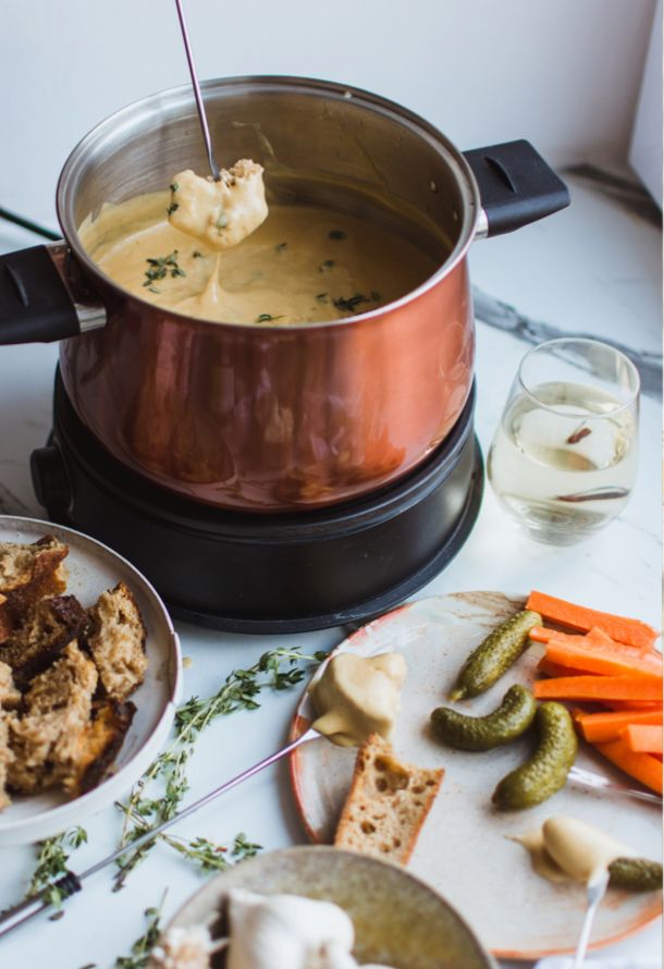 Simple Swiss Cheese Fondue